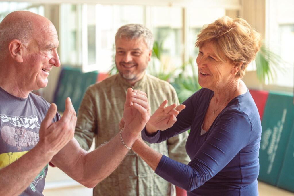 Ego tai chi coppia sorrisi